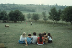 Московские школьники в лагере труда и отдыха в Подмосковье, 1985 год 