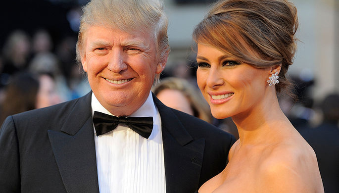 Дональд и Меланья Трамп