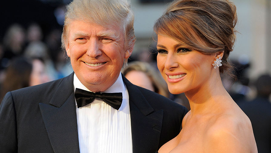 Дональд и Меланья Трамп