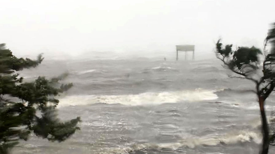 Ураган «Дориан» в&nbsp;районе Северной Каролины, 6 сентября 2019 года 