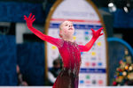 Вероника Яметова выступает в произвольной программе на чемпионате России — 2022