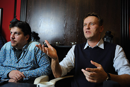 Леонид Волков и Алексей Навальный