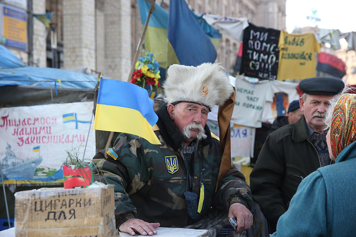 Сбор пожертвований на&nbsp;площади Независимости в&nbsp;Киеве
