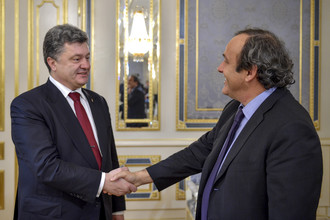 Порошенко встретился с Платини
