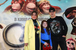 Резидент Comedy Club Гарик Мартиросян с супругой Жанной и дочерью Жасмин на премьере анимационного фильма «Савва. Сердце воина»