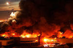 Пожар на строительном рынке «Синдика»
