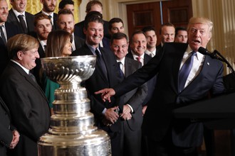 Дональд Трамп положительно отозвался о Евгении Малкине