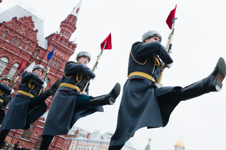 Марш по Красной площади, посвященный 76-й годовщине военного парада 1941 года