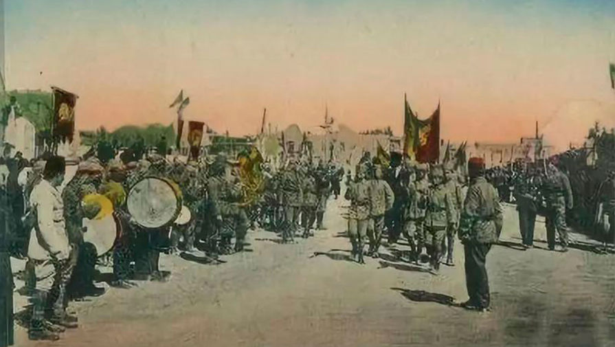 Провозглашение Фейсала I королем Сирии в 1920 году