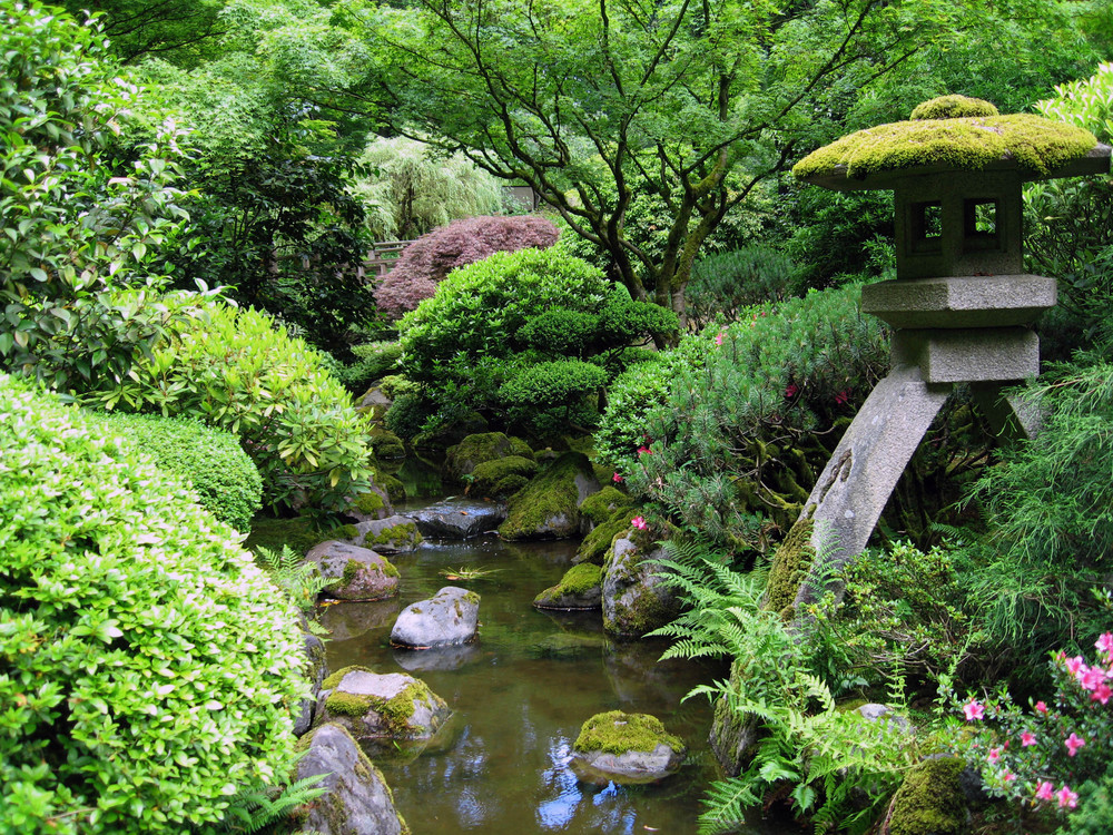 Пейзаж японского сада
