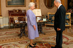 Королева Великобритании Елизавета II и Шимон Перес, 2008 год