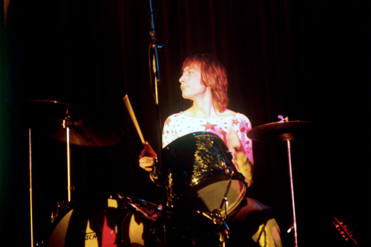 Чарли Уоттс на концерте The Rolling Stones в Гамбурге, 1970 год