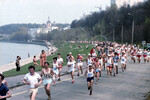 Участники забега «Весенние километры» в Центральном парке культуры и отдыха имени М. Горького, 1986 год