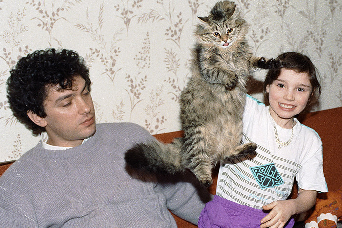 Борис Немцов с&nbsp;дочерью Жанной, 1993&nbsp;год