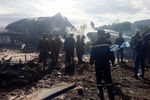 Последствия крушения военно-транспортного самолета Ил-76 Минобороны Алжира, 11 апреля 2018 года