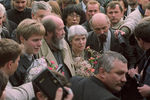 Александр Солженицын с женой Натальей во Владивостоке, 1994 год
