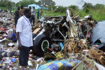 На месте крушения грузового самолета Ан-12 в Южном Судане