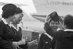 Стюардессы «Аэрофлота» перед полетом, 1983
