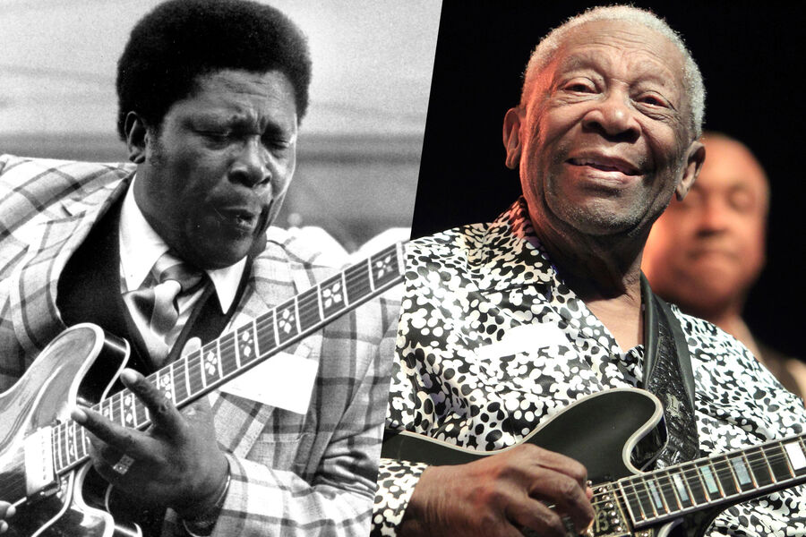 <b>Би Би Кинг</b>
<br><br>
Легендарный блюзовый исполнитель прожил довольно долгую жизнь &mdash; 89&nbsp;лет. И выступал почти до&nbsp;самой смерти.
<br><br>
В&nbsp;2014 году стало известно, что восемь концертов его тура отменены из-за гипертонии и осложнений сахарного диабета. Би Би Кинг умер 14&nbsp;мая 2015&nbsp;года во сне из-за сосудистой деменции, вызванной серией микроинсультов. Две его дочери позже заявили, что певца намеренно отравили, чтобы вызвать у&nbsp;него диабетическую кому. Экспертиза это не подтвердила.
