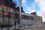 Пожар на складе завода алюминиевой и комбинированной ленты в поселке Каналстрой в Дмитровском районе, 21 марта 2020 года
