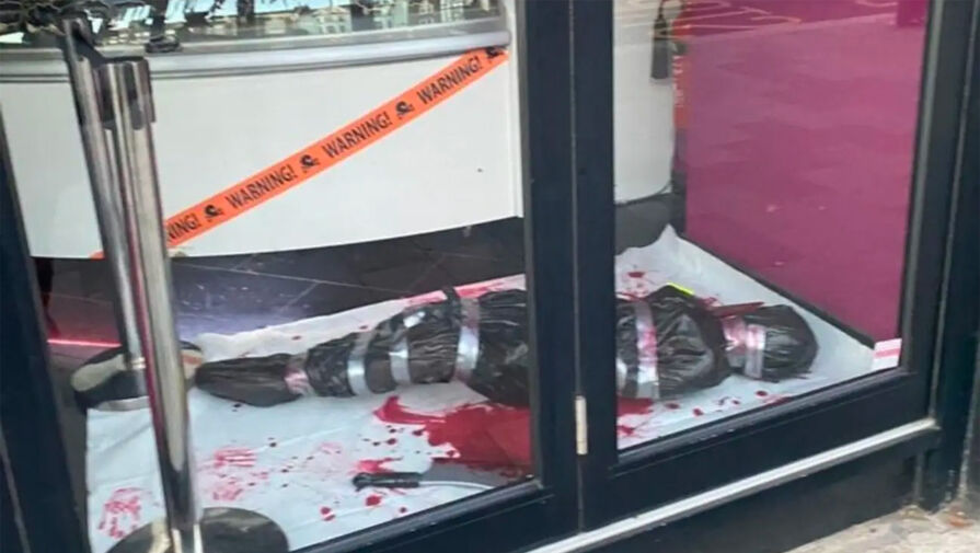 В магазине мороженого убрали украшения к Хэллоуину, напугавшие людей
