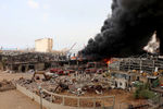 Пожар на складе шин в порту Бейрута, 10 сентября 2020 года