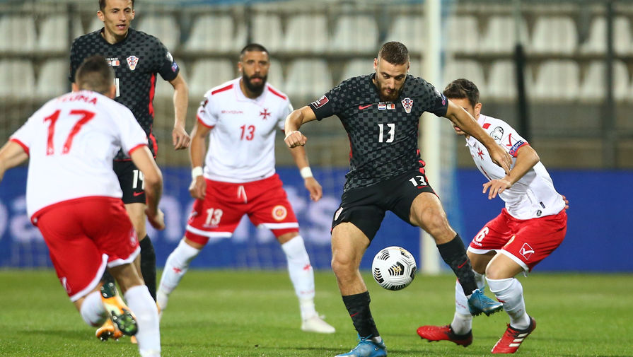 Сборная Хорватии разгромила Мальту в матче отбора на ЧМ-2022