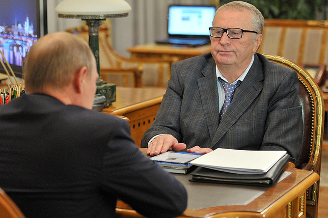 Жириновский написал Путину письмо с предложением изменить принцип формирования Совета Федерации