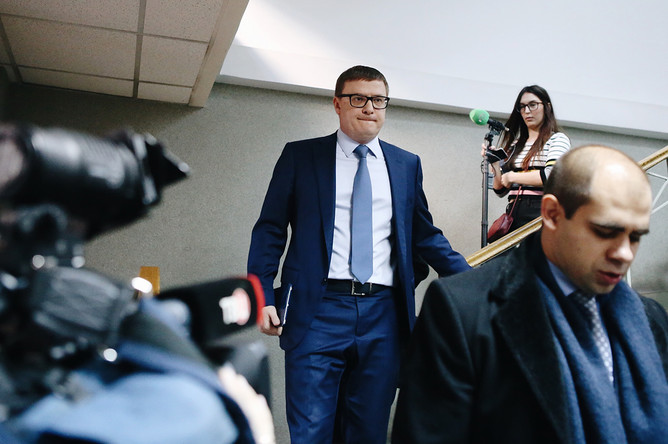 Первый замминистра энергетики России Алексей Текслер во время заседания по делу экс-главы Минэкономразвития Алексея Улюкаева в Замоскворецком суде Москвы, 13 ноября 2017 года
