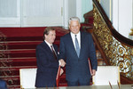 Вацлав Гавел и Борис Ельцин (1992 год)