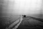 На водно-ледяной трассе Ладожского озера - «Дороге жизни», 1942 год 