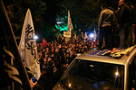 Во время акции протеста в Анкаре, 18 октября 2023 года