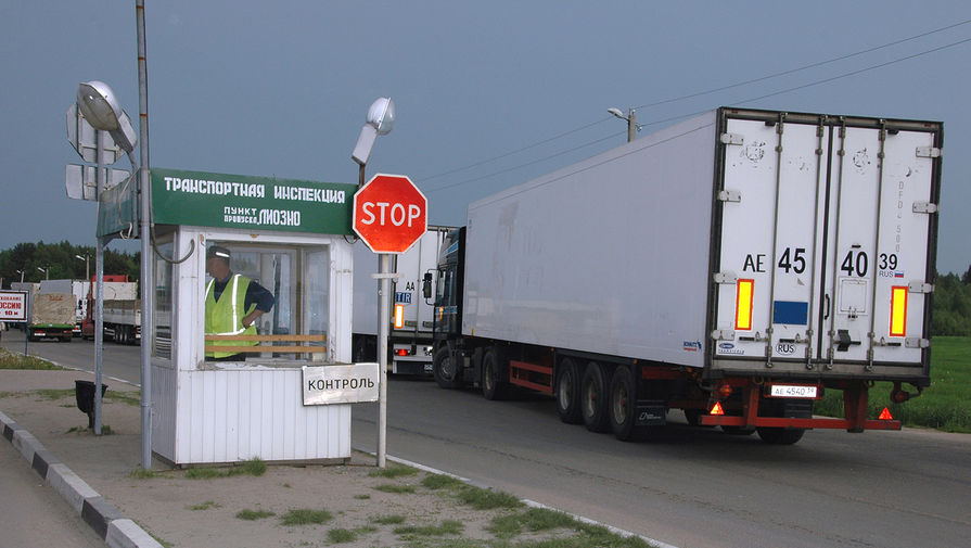 На таможенно-пропускном пункте «Красное» на границе с Белоруссией