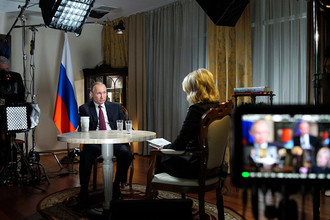 Интервью журналисту американского телеканала NBC Мегин Келли 1 марта 2018 года