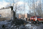 Разрушенная железнодорожная станция «Свердловск-сортировочный» после взрыва вагона со взрывчатым веществом, 4 октября 1988 года