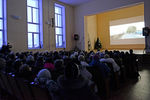 Жители поселка Териберка на премьерном показе фильма Андрея Звягинцева «Левиафан» в ДК