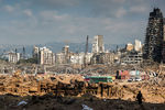 Последствия взрыва в порту Бейрута, 7 августа 2020 года