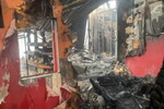 Последствия пожара в кафе «Полигон», 5 ноября 2022 года
