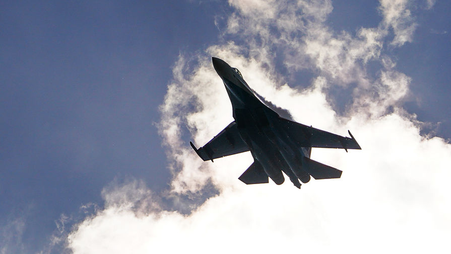 Минобороны показало видео боевого применения Су-35 в ходе спецоперации