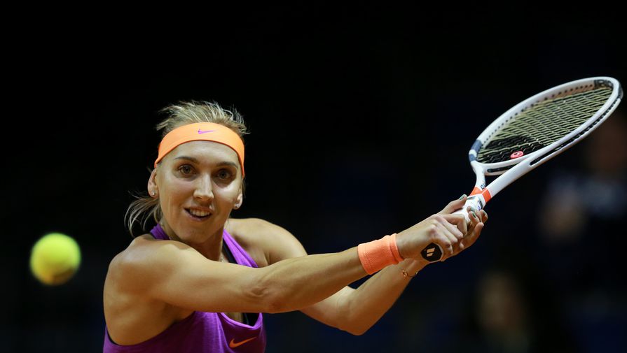 Российская теннисистка Елена Веснина играет в первом круге «Ролан Гаррос» против бразильянки Беатрис Хаддад-Майя