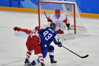 Эпизод матча Россия — Словакия