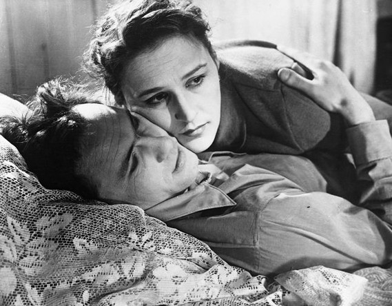 Нонна Мордюкова и Василий Шукшин в фильме «Простая история», 1960 год