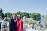 Дональд Трамп с супругой Иваной в Петергофе, 1987 год