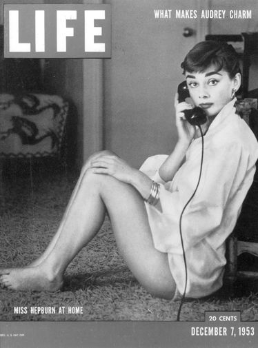 Одри Хепберн на&nbsp;обложке журнала LIFE, 1953 год