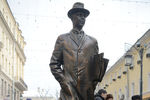 Церемония открытия памятника Сергею Прокофьеву в Камергерском переулке к 125-летию композитора