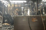 Последствия пожара в кафе «Полигон», 5 ноября 2022 года