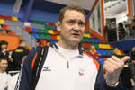 Воронков в качестве главного тренера сборной Востока на «Матче звезд». Январь 2011 года