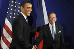 Барак Обама и Вацлав Гавел