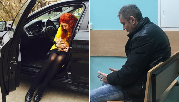 Мария Моисеева и водитель BMW (коллаж)