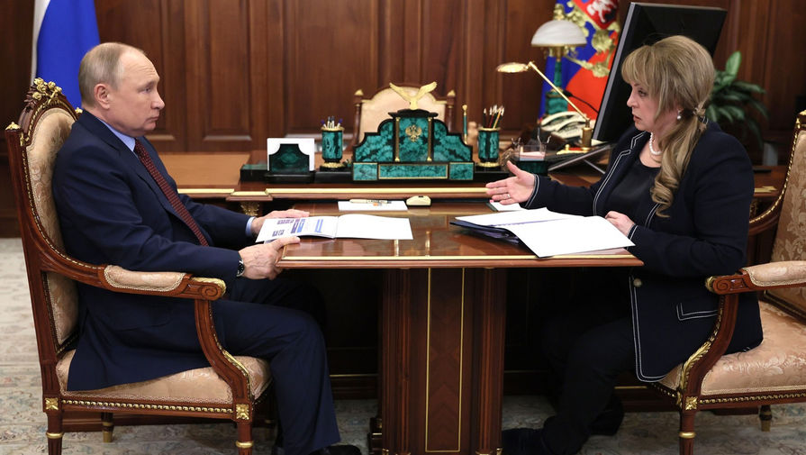 Путин встретился с председателем ЦИК России Эллой Памфиловой